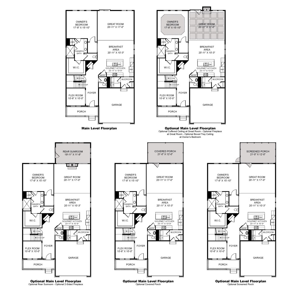 Pearson Floor Plan Odenton New Homes Anne Arundel